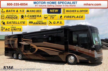 /MT 9/1/14 &lt;a href=&quot;http://www.mhsrv.com/thor-motor-coach/&quot;&gt;&lt;img src=&quot;http://www.mhsrv.com/images/sold-thor.jpg&quot; width=&quot;383&quot; height=&quot;141&quot; border=&quot;0&quot;/&gt;&lt;/a&gt; World&#39;s RV Show Sale Priced Now Through Sept 6th. Call 800-335-6054 for Details. Receive a $1,000 VISA Gift Card with purchase from Motor Home Specialist while supplies last!  Family Owned &amp; Operated and the #1 Volume Selling Motor Home Dealer in the World as well as the #1 Thor Motor Coach Dealer in the World. &lt;object width=&quot;400&quot; height=&quot;300&quot;&gt;&lt;param name=&quot;movie&quot; value=&quot;//www.youtube.com/v/Pkz6nTY9Br4?version=3&amp;amp;hl=en_US&quot;&gt;&lt;/param&gt;&lt;param name=&quot;allowFullScreen&quot; value=&quot;true&quot;&gt;&lt;/param&gt;&lt;param name=&quot;allowscriptaccess&quot; value=&quot;always&quot;&gt;&lt;/param&gt;&lt;embed src=&quot;//www.youtube.com/v/Pkz6nTY9Br4?version=3&amp;amp;hl=en_US&quot; type=&quot;application/x-shockwave-flash&quot; width=&quot;400&quot; height=&quot;300&quot; allowscriptaccess=&quot;always&quot; allowfullscreen=&quot;true&quot;&gt;&lt;/embed&gt;&lt;/object&gt; MSRP $398,274.  New 2015 Thor Motor Coach Tuscany with 3 slides including a full wall slide: Model 44MT (Bath &amp; 1/2) - This luxury diesel motor home measures approximately 44 feet 11 inches in length and is highlighted by a driver side full wall slide-out room, booth &amp; sofa ensemble, 46 inch LCD TV, fireplace, king bed, diesel fired Aqua Hot, stackable washer/dryer, residential refrigerator, dishwasher drawer, exterior entertainment center, 450 HP Cummins diesel engine, Freightliner tag axle chassis with IFS (Independent Front Suspension), Allison 6-speed automatic transmission, high polished aluminum wheels, (2) stage Jacobs brake, dual fuel fills, full length stainless stone guard, fully automatic (4) point leveling system &amp; much more. Options include a Winegard Trav&#39;ler HD Satellite, dream dinette booth with L-shaped sofa and a large over head LCD TV. New features for the 2015 Tuscany include a 10KW generator with power electric slide tray, (3) 15K BTU low-profile roof A/C&#39;s with heat pumps, LED light on the patio and door awnings, new designer wainscoting wallboard features, Uniguard metal wraps on all slide toppers, a 40 inch exterior TV and MUCH more. For additional coach information, brochures, window sticker, videos, photos, Tuscany reviews &amp; testimonials as well as additional information about Motor Home Specialist and our manufacturers please visit us at MHSRV .com or call 800-335-6054. At Motor Home Specialist we DO NOT charge any prep or orientation fees like you will find at other dealerships. All sale prices include a 200 point inspection, interior &amp; exterior wash &amp; detail of vehicle, a thorough coach orientation with an MHS technician, an RV Starter&#39;s kit, a nights stay in our delivery park featuring landscaped and covered pads with full hook-ups and much more. WHY PAY MORE?... WHY SETTLE FOR LESS?