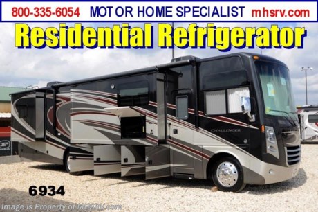 /TX 10/15/2013 &lt;a href=&quot;http://www.mhsrv.com/thor-motor-coach/&quot;&gt;&lt;img src=&quot;http://www.mhsrv.com/images/sold-thor.jpg&quot; width=&quot;383&quot; height=&quot;141&quot; border=&quot;0&quot; /&gt;&lt;/a&gt; YEAR END CLOSE-OUT! Purchase this unit anytime before Dec. 30th, 2013 and receive a $2,000 VISA Gift Card. MHSRV will also Donate $1,000 to Cook Children&#39;s. Complete details at MHSRV .com or 800-335-6054.  &lt;object width=&quot;400&quot; height=&quot;300&quot;&gt;&lt;param name=&quot;movie&quot; value=&quot;http://www.youtube.com/v/_D_MrYPO4yY?version=3&amp;amp;hl=en_US&quot;&gt;&lt;/param&gt;&lt;param name=&quot;allowFullScreen&quot; value=&quot;true&quot;&gt;&lt;/param&gt;&lt;param name=&quot;allowscriptaccess&quot; value=&quot;always&quot;&gt;&lt;/param&gt;&lt;embed src=&quot;http://www.youtube.com/v/_D_MrYPO4yY?version=3&amp;amp;hl=en_US&quot; type=&quot;application/x-shockwave-flash&quot; width=&quot;400&quot; height=&quot;300&quot; allowscriptaccess=&quot;always&quot; allowfullscreen=&quot;true&quot;&gt;&lt;/embed&gt;&lt;/object&gt; #1 THOR MOTOR COACH DEALER IN AMERICA! For the Lowest Price Please Visit MHSRV .com or Call 800-335-6054. MSRP $164,087. The new 2014.5 Thor Motor Coach Challenger includes all new front and rear caps, frameless windows, increased storage capacity, upgraded dash, Flexsteel driver and passenger&#39;s chairs, detachable shore cord, 100 gallon fresh water tank, LED lighting, updated decor, Whirlpool microwave, residential refrigerator, 1800 Watt inverter and a larger bedroom TV. This luxury RV measures approximately 37 feet 10 inches in length and features (3) slide-out rooms, a revolutionary &quot;Island&quot; kitchen with vast countertop space, a custom kitchen bar with wine rack, a hidden trash receptacle, dual vanities in bathroom, a large panoramic window across from kitchen and a motorized hide-a-way 40&quot; LCD TV with sound bar! Optional equipment includes the Cherry Pearl II Full Body Paint exterior, 2 folding chairs, frameless dual pane windows and a 3-burner range with oven. The 2014.5 Thor Motor Coach Challenger also features one of the most impressive lists of standard equipment in the RV industry including a Ford Triton V-10 engine, 5-speed automatic transmission, 22-Series ford chassis with aluminum wheels, fully automatic hydraulic leveling system, electric patio awning, side hinged baggage doors, exterior entertainment package, iPod docking station, DVD, LCD TVs, day/night shades, Corian kitchen counter, dual roof A/C units, 5500 Onan generator, gas/electric water heater, heated and enclosed holding tanks and much more. For additional photos, details, videos &amp; SALE PRICE please visit Motor Home Specialist, the #1 Volume Selling Dealer in the World, at MHSRV .com or Call 800-335-6054. At Motor Home Specialist we DO NOT charge any prep or orientation fees like you will find at other dealerships. All sale prices include a 200 point inspection, interior &amp; exterior wash &amp; detail of vehicle, a thorough coach orientation with an MHS technician, an RV Starter&#39;s kit, a nights stay in our delivery park featuring landscaped and covered pads with full hook-ups and much more! Read From Thousands of Testimonials at MHSRV .com and See What They Had to Say About Their Experience at Motor Home Specialist. WHY PAY MORE?...... WHY SETTLE FOR LESS?