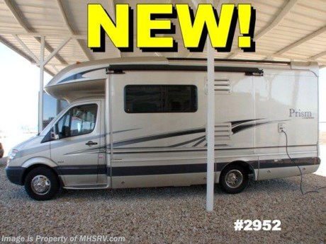 &lt;a href=&quot;http://www.mhsrv.com/inventory_mfg.asp?brand_id=113&quot;&gt;&lt;img src=&quot;http://www.mhsrv.com/images/sold-coachmen.jpg&quot; width=&quot;383&quot; height=&quot;141&quot; border=&quot;0&quot; /&gt;&lt;/a&gt;
New RV Sold 02/10/09 - Coachmen RVs - This unit is priced below NADA used wholesale book value! (NADA Low Wholesale $85,135) Now only $79,705. That&#39;s 30% Off the M.S.R.P. of $113,864. New 2009 Coachmen Prism with Slide, Model M220. This incredible RV is powered by the V-6 Mercedes Turbo Diesel with an estimated fuel economy of 17 to 19 MILES PER GALLON, Sprinter Chassis, 5-speed automatic transmission, Independent Front Suspension, spare tire, cruise, beautiful European style Walnut cabinetry with hidden hinges and designer pulls, soft touch vinyl ceilings, wooden plank laminated flooring, cruise control, power windows and locks, large LCD TV on a swing out arm with DVD player, flat top range, Half-Time Convection/Microwave, refrigerator, in dash stereo system with CD player, gas/electric water heater, full extension drawer glides, glass door shower, designer halogen ceiling lights, ambient lighting, designer faucets, fiberglass running boards, generator, 13.5K BTU ducted air conditioning, gas/electric water heater, entertainment radio with speakers, power entrance step, slide out topper, large patio awning, (3) large skylights, leather booth/sleeper with seat belts and additional storage, euro-recliner with computer table, pleated window shades and integrated privacy curtains, cab-over sleeper, rear bed, pass-thru storage, exterior shower, tinted glass, lots of interior and exterior stoage and much more. Optional equipment includes: back up camera, removable carpet and beautiful full Cashmere paint.Sale price includes all rebates and incentives that may apply unless otherwise specified. 