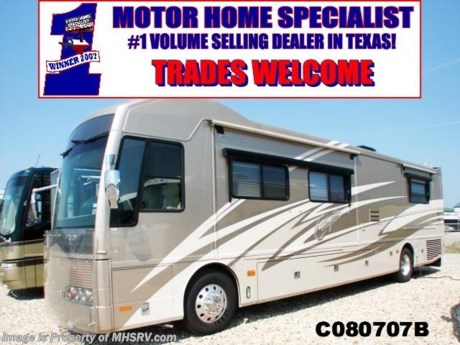 &lt;a href=&quot;http://www.mhsrv.com/other-rvs-for-sale/american-coach-rv/&quot;&gt;&lt;img src=&quot;http://www.mhsrv.com/images/sold-americancoach.jpg&quot; width=&quot;383&quot; height=&quot;141&quot; border=&quot;0&quot; /&gt;&lt;/a&gt;
class a motorhome - picked up American Motorhome - 10/26/08 - *Consignment Unit* Pre-Owned RV 2005 American Eagle 40&#39; with 3 slides, model 40J, Cummins 400HP diesel engine, Allison 6-speed transmission, engine brake, Onan 7.5 quiet diesel generator, air ride, IFS, air brakes with ABS, EMS, Magnum 2500 Watt inverter, color back-up camera with audio, automatic air and hydraulic leveling jacks, 6-way leather power seats, cruise control, tilt/telescoping wheel, Smart Wheel, power windows, power locks, power mirrors with heat, AM/FM stereo with CD player, GPS navigation, power pedals, power visors, Trip Tek 3- camera system, dual 32&quot; plasma TVs, DVD, VCR, Sony surround sound, four door refrigerator with ice maker, washer/dryer combo, two burner stovetop, convection/microwave, tile flooring, solid surface counters, Hydro-Hot, day/night shades, dual pane glass, dinette table and chairs, leather hide-a-bed sofa sleeper, leather 2nd sofa, walk-thru bathroom with shower, private toilet, bedroom Bose 3.2.1 system, rear wardrobe closet, Girard awning package, pass-thru storage with 2 slide out cargo trays, gravel shield, Trac-Vision satellite, air horns, docking lights, aluminum wheels, hitch, ladder, fiberglass roof, dual ducted roof A/Cs, furnace, 50 amp service, power cord reel, non-smoker, 31K miles and much more. 
