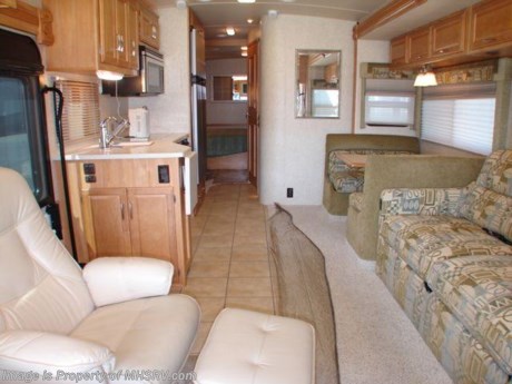 &lt;a href=&quot;http://www.mhsrv.com/other-rvs-for-sale/winnebago-rvs/&quot;&gt;&lt;img src=&quot;http://www.mhsrv.com/images/sold-winnebago.jpg&quot; width=&quot;383&quot; height=&quot;141&quot; border=&quot;0&quot; /&gt;&lt;/a&gt;
Pre-Owned Motor Home Sold 02/23/08 - Winnebago RVs - 2007 Winnebago Adventurer 36&#39; with 2 slides, model 35L, 8.1L Chevrolet engine, Workhorse 24,000 lb. chassis with 22.5&quot; tires, Allison 6 speed transmission, inverter, Onan 5.5 Marquis Gold generator, HWH automatic leveling system, back-up camera with audio, grade brake, cruise control, tilt wheel, power visors, cab fans, power mirrors with heat, power window, two TVs, convection microwave, gas stovetop, 4-door refrigerator with ice maker, gas/electric water heater, private toilet, dual pane glass, day/night shades, booth dinette sleeper, sofa sleeper, euro chair, soft touch vinyl ceilings, solid surface counters, queen bed, power patio awning, 50 amp service, roof ladder, power entrance steps, gravel shield, front coach mask, drivers door, exterior shower, exterior stereo and speakers, fiberglass roof, solar panel, slide out awning toppers, King Dome satellite system, central ducted A/C with heat pumps, ONLY 4K MILES and much more. 