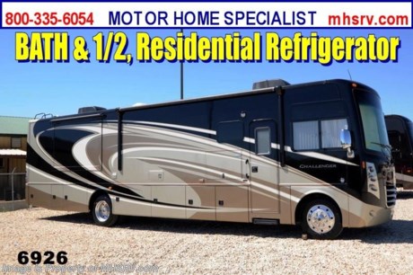 /TX 2/7/2014 &lt;a href=&quot;http://www.mhsrv.com/thor-motor-coach/&quot;&gt;&lt;img src=&quot;http://www.mhsrv.com/images/sold-thor.jpg&quot; width=&quot;383&quot; height=&quot;141&quot; border=&quot;0&quot;/&gt;&lt;/a&gt; OVER-STOCKED CONSTRUCTION SALE at The #1 Volume Selling Motor Home Dealer in the World! Close-Out Pricing on Over 750 New Units and MHSRV Camper&#39;s Package While Supplies Last! Visit MHSRV .com or Call 800-335-6054 for complete details.   &lt;object width=&quot;400&quot; height=&quot;300&quot;&gt;&lt;param name=&quot;movie&quot; value=&quot;http://www.youtube.com/v/_D_MrYPO4yY?version=3&amp;amp;hl=en_US&quot;&gt;&lt;/param&gt;&lt;param name=&quot;allowFullScreen&quot; value=&quot;true&quot;&gt;&lt;/param&gt;&lt;param name=&quot;allowscriptaccess&quot; value=&quot;always&quot;&gt;&lt;/param&gt;&lt;embed src=&quot;http://www.youtube.com/v/_D_MrYPO4yY?version=3&amp;amp;hl=en_US&quot; type=&quot;application/x-shockwave-flash&quot; width=&quot;400&quot; height=&quot;300&quot; allowscriptaccess=&quot;always&quot; allowfullscreen=&quot;true&quot;&gt;&lt;/embed&gt;&lt;/object&gt; #1 THOR MOTOR COACH DEALER IN AMERICA! For the Lowest Price Please Visit MHSRV .com or Call 800-335-6054. MSRP $164,769. The new 2014.5 Thor Motor Coach Challenger includes all new front and rear caps, frameless windows, increased storage capacity, upgraded dash, Flexsteel driver and passenger&#39;s chairs, detachable shore cord, 100 gallon fresh water tank, LED lighting, updated decor, Whirlpool microwave, residential refrigerator, 1800 Watt inverter and a larger bedroom TV.  This luxury RV measures approximately 38 feet 1 inch in length and features (2) slide-out rooms including a full wall slide, king sized bed, bath &amp; 1/2 and a 40 inch LCD TV on a swivel! Optional equipment includes the Peppercorn full body paint exterior, electric over head hide-away bunk, frameless dual pane windows and a 3-burner range with oven. The 2014.5 Thor Motor Coach Challenger also features one of the most impressive lists of standard equipment in the RV industry including a Ford Triton V-10 engine, 5-speed automatic transmission, 22-Series ford chassis with aluminum wheels, fully automatic hydraulic leveling system, electric patio awning, side hinged baggage doors, exterior entertainment package, iPod docking station, DVD, LCD TVs, day/night shades, Corian kitchen counter, dual roof A/C units, 5500 Onan generator, gas/electric water heater, heated and enclosed holding tanks and much more. For additional photos, details, videos &amp; SALE PRICE please visit Motor Home Specialist, the #1 Volume Selling Dealer in the World, at MHSRV .com or Call 800-335-6054. At Motor Home Specialist we DO NOT charge any prep or orientation fees like you will find at other dealerships. All sale prices include a 200 point inspection, interior &amp; exterior wash &amp; detail of vehicle, a thorough coach orientation with an MHS technician, an RV Starter&#39;s kit, a nights stay in our delivery park featuring landscaped and covered pads with full hook-ups and much more! Read From Thousands of Testimonials at MHSRV .com and See What They Had to Say About Their Experience at Motor Home Specialist. WHY PAY MORE?...... WHY SETTLE FOR LESS?