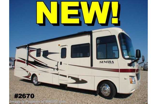 Simba Rv 2008 Safari Simba Class A RV by Monaco (35SFD) w/2 Slides