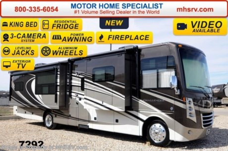 /OH 6/9/2014 &lt;a href=&quot;http://www.mhsrv.com/thor-motor-coach/&quot;&gt;&lt;img src=&quot;http://www.mhsrv.com/images/sold-thor.jpg&quot; width=&quot;383&quot; height=&quot;141&quot; border=&quot;0&quot;/&gt;&lt;/a&gt; 2014 CLOSEOUT! Receive a $1,000 VISA Gift Card with purchase from Motor Home Specialist while supplies last!  
&lt;object width=&quot;400&quot; height=&quot;300&quot;&gt;&lt;param name=&quot;movie&quot; value=&quot;//www.youtube.com/v/bN591K_alkM?hl=en_US&amp;amp;version=3&quot;&gt;&lt;/param&gt;&lt;param name=&quot;allowFullScreen&quot; value=&quot;true&quot;&gt;&lt;/param&gt;&lt;param name=&quot;allowscriptaccess&quot; value=&quot;always&quot;&gt;&lt;/param&gt;&lt;embed src=&quot;//www.youtube.com/v/bN591K_alkM?hl=en_US&amp;amp;version=3&quot; type=&quot;application/x-shockwave-flash&quot; width=&quot;400&quot; height=&quot;300&quot; allowscriptaccess=&quot;always&quot; allowfullscreen=&quot;true&quot;&gt;&lt;/embed&gt;&lt;/object&gt;  #1 Volume Selling Dealer in the World! For the Lowest Prices &amp; Largest Selection Visit MHSRV .com or Call 800-335-6054. MSRP $171,744. The new 2014.5 Thor Motor Coach Challenger includes all new front and rear caps, frameless windows, increased storage capacity, updated dash, Flexsteel driver&#39;s and passenger&#39;s chairs, detachable shore cord, 100 gallon fresh water tank, LED lighting, updated decor, Whirlpool microwave, residential refrigerator, 1800 Watt inverter and a larger bedroom TV. Model 37KT. This luxury RV measures approximately 37 feet 10 inches in length and features (3) slide-out rooms. The all new KT floor plan is highlighted by the beautiful fireplace in the living room, king size bed and large TV. Optional equipment includes the Chocolate Silk full body paint exterior, electric drop down over head bunk, 3 burner range with oven and dual pane windows.  The 2014.5 Thor Motor Coach Challenger also features one of the most impressive lists of standard equipment in the RV industry including a Ford Triton V-10 engine, 5-speed automatic transmission, 22-Series ford chassis with aluminum wheels, fully automatic hydraulic leveling system, electric patio awning, side hinged baggage doors, exterior entertainment package, iPod docking station, DVD, day/night shades, 2 folding chairs, solid surface kitchen counter, dual roof A/C units, 5500 Onan generator, gas/electric water heater, heated and enclosed holding tanks and much more. For additional photos, details, videos &amp; SALE PRICE please visit Motor Home Specialist, the #1 Volume Selling Dealer in the World, at MHSRV .com or Call 800-335-6054. At Motor Home Specialist we DO NOT charge any prep or orientation fees like you will find at other dealerships. All sale prices include a 200 point inspection, interior &amp; exterior wash &amp; detail of vehicle, a thorough coach orientation with an MHS technician, an RV Starter&#39;s kit, a nights stay in our delivery park featuring landscaped and covered pads with full hook-ups and much more! Read From Thousands of Testimonials at MHSRV .com and See What They Had to Say About Their Experience at Motor Home Specialist. WHY PAY MORE?...... WHY SETTLE FOR LESS?