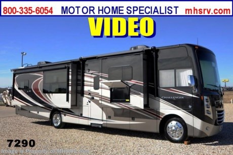 /TX 2/25/2014 &lt;a href=&quot;http://www.mhsrv.com/thor-motor-coach/&quot;&gt;&lt;img src=&quot;http://www.mhsrv.com/images/sold-thor.jpg&quot; width=&quot;383&quot; height=&quot;141&quot; border=&quot;0&quot;/&gt;&lt;/a&gt; Receive a $1,000 VISA Gift Card with purchase at The #1 Volume Selling Motor Home Dealer in the World! Offer expires March 31st, 2013. Visit MHSRV .com or Call 800-335-6054 for complete details. 
&lt;object width=&quot;400&quot; height=&quot;300&quot;&gt;&lt;param name=&quot;movie&quot; value=&quot;http://www.youtube.com/v/8a8vkhMKqGc?version=3&amp;amp;hl=en_US&quot;&gt;&lt;/param&gt;&lt;param name=&quot;allowFullScreen&quot; value=&quot;true&quot;&gt;&lt;/param&gt;&lt;param name=&quot;allowscriptaccess&quot; value=&quot;always&quot;&gt;&lt;/param&gt;&lt;embed src=&quot;http://www.youtube.com/v/8a8vkhMKqGc?version=3&amp;amp;hl=en_US&quot; type=&quot;application/x-shockwave-flash&quot; width=&quot;400&quot; height=&quot;300&quot; allowscriptaccess=&quot;always&quot; allowfullscreen=&quot;true&quot;&gt;&lt;/embed&gt;&lt;/object&gt; #1 Volume Selling Dealer in the World! For the Lowest Prices &amp; Largest Selection Visit MHSRV .com or Call 800-335-6054. MSRP $169,869. The new 2014.5 Thor Motor Coach Challenger includes all new front and rear caps, frameless windows, increased storage capacity, updated dash, Flexsteel driver&#39;s and passenger&#39;s chairs, detachable shore cord, 100 gallon fresh water tank, LED lighting, updated decor, Whirlpool microwave, residential refrigerator, 1800 Watt inverter and a larger bedroom TV. Model 37KT. This luxury RV measures approximately 37 feet 10 inches in length and features (3) slide-out rooms. The all new KT floor plan is highlighted by the beautiful fireplace in the living room, king size bed and large TV. Optional equipment includes the Cherry Pearl II full body paint exterior, electric overhead hide-away bunk, 3 burner range with oven, and dual pane windows.  The 2014.5 Thor Motor Coach Challenger also features one of the most impressive lists of standard equipment in the RV industry including a Ford Triton V-10 engine, 5-speed automatic transmission, 22-Series ford chassis with aluminum wheels, fully automatic hydraulic leveling system, electric patio awning, side hinged baggage doors, exterior entertainment package, 2 folding chairs, iPod docking station, DVD, day/night shades, solid surface kitchen counter, dual roof A/C units, 5500 Onan generator, gas/electric water heater, heated and enclosed holding tanks and much more. For additional photos, details, videos &amp; SALE PRICE please visit Motor Home Specialist, the #1 Volume Selling Dealer in the World, at MHSRV .com or Call 800-335-6054. At Motor Home Specialist we DO NOT charge any prep or orientation fees like you will find at other dealerships. All sale prices include a 200 point inspection, interior &amp; exterior wash &amp; detail of vehicle, a thorough coach orientation with an MHS technician, an RV Starter&#39;s kit, a nights stay in our delivery park featuring landscaped and covered pads with full hook-ups and much more! Read From Thousands of Testimonials at MHSRV .com and See What They Had to Say About Their Experience at Motor Home Specialist. WHY PAY MORE?...... WHY SETTLE FOR LESS?