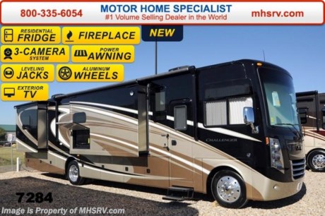 /OK 4/8/14 &lt;a href=&quot;http://www.mhsrv.com/thor-motor-coach/&quot;&gt;&lt;img src=&quot;http://www.mhsrv.com/images/sold-thor.jpg&quot; width=&quot;383&quot; height=&quot;141&quot; border=&quot;0&quot;/&gt;&lt;/a&gt; Receive a $1,000 VISA Gift Card with purchase at The #1 Volume Selling Motor Home Dealer in the World! Offer expires March 31st, 2014. Visit MHSRV .com or Call 800-335-6054 for complete details.   &lt;object width=&quot;400&quot; height=&quot;300&quot;&gt;&lt;param name=&quot;movie&quot; value=&quot;http://www.youtube.com/v/_D_MrYPO4yY?version=3&amp;amp;hl=en_US&quot;&gt;&lt;/param&gt;&lt;param name=&quot;allowFullScreen&quot; value=&quot;true&quot;&gt;&lt;/param&gt;&lt;param name=&quot;allowscriptaccess&quot; value=&quot;always&quot;&gt;&lt;/param&gt;&lt;embed src=&quot;http://www.youtube.com/v/_D_MrYPO4yY?version=3&amp;amp;hl=en_US&quot; type=&quot;application/x-shockwave-flash&quot; width=&quot;400&quot; height=&quot;300&quot; allowscriptaccess=&quot;always&quot; allowfullscreen=&quot;true&quot;&gt;&lt;/embed&gt;&lt;/object&gt; #1 Volume Selling Dealer in the World! For the Lowest Prices &amp; Largest Selection Visit MHSRV .com or Call 800-335-6054. MSRP $163,644. The new 2014.5 Thor Motor Coach Challenger includes all new front and rear caps, frameless windows, increased storage capacity, updated dash, Flexsteel driver&#39;s and passenger&#39;s chairs, detachable shore cord, 100 gallon fresh water tank, LED lighting, updated decor, Whirlpool microwave, residential refrigerator, 1800 Watt inverter and a larger bedroom TV. This luxury RV measures approximately 37 feet 10 inches in length and features (3) slide-out rooms. The all new DT floor plan is highlighted by the extendable L-Shaped sofa &amp; fireplace in the living room, the U-shaped booth dinette and the large double lavy bathroom. Optional equipment Peppercorn full body paint exterior, 3-burner range with oven and dual pane windows.  The 2014.5 Thor Motor Coach Challenger also features one of the most impressive lists of standard equipment in the RV industry including a Ford Triton V-10 engine, 5-speed automatic transmission, 22-Series ford chassis with aluminum wheels, fully automatic hydraulic leveling system, electric patio awning, side hinged baggage doors, exterior entertainment package, iPod docking station, DVD, day/night shades, solid surface kitchen counter, dual roof A/C units, 5500 Onan generator, gas/electric water heater, heated and enclosed holding tanks and much more. For additional photos, details, videos &amp; SALE PRICE please visit Motor Home Specialist, the #1 Volume Selling Dealer in the World, at MHSRV .com or Call 800-335-6054. At Motor Home Specialist we DO NOT charge any prep or orientation fees like you will find at other dealerships. All sale prices include a 200 point inspection, interior &amp; exterior wash &amp; detail of vehicle, a thorough coach orientation with an MHS technician, an RV Starter&#39;s kit, a nights stay in our delivery park featuring landscaped and covered pads with full hook-ups and much more! Read From Thousands of Testimonials at MHSRV .com and See What They Had to Say About Their Experience at Motor Home Specialist. WHY PAY MORE?...... WHY SETTLE FOR LESS?