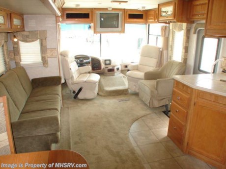 &lt;a href=&quot;http://www.mhsrv.com/inventory.asp&quot;&gt;&lt;img src=&quot;http://www.mhsrv.com/images/sold_rvision.jpg&quot; width=&quot;383&quot; height=&quot;141&quot; border=&quot;0&quot; /&gt;&lt;/a&gt;
Pre-Owned Motor Home Emergency 911 Inventory Reduction Sale. SOLD 04/30/09 - 2006 R-Vision Trail Aire 35&#39; with 2 slides, model 352. This incredible RV is powered by the 8.1L Chevrolet engine, Workhorse Chassis, Onan 5.5KW generator, back up camera with audio, Power Gear hydraulic leveling jacks, Grade Brake, cruise control, tilt wheel, cab fans, power window, power mirrors with heat, AM/FM stereo with CD player, two TVs, DVD with surround sound, refrigerator, three burner stovetop with oven, convection/microwave, day/night shades, dinette table and chairs, sofa sleeper, 3rd chair, walk-thru bathroom with shower, private toilet, wardrobe closet, patio awning, pass-thru storage, gravel shield, drivers door, hitch, ladder, dual ducted roof A/Cs, furnace, 50 amp service, outside AM/FM stereo with CD player, ONLY 5 K MILES and much more. 