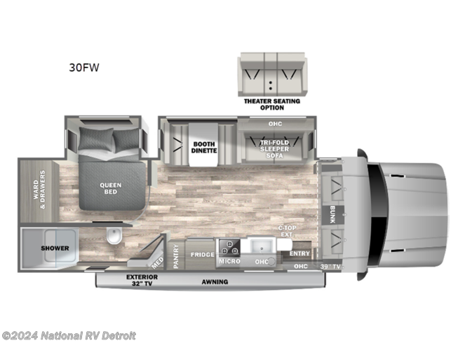 2023 Dynamax Corp Isata 5 30FW - New Super C For Sale by National RV Detroit in Belleville, Michigan
