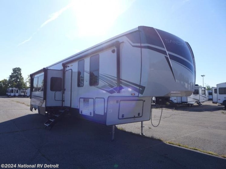 New 2024 Forest River Sandpiper 4002FB available in Belleville, Michigan