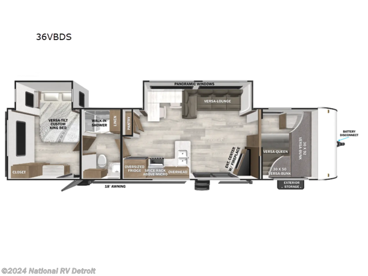 New 2025 Forest River Salem 36VBDS available in Belleville, Michigan