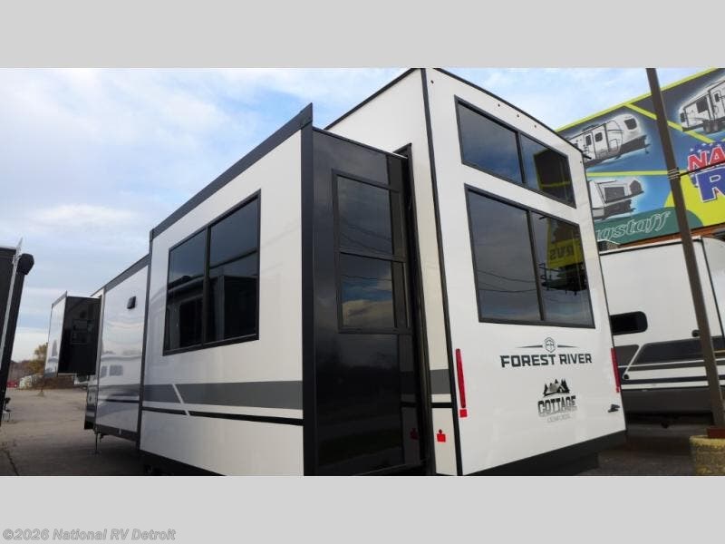 New 2026 Forest River Cedar Creek Cottage Fifth Wheels 412FWC available in Belleville, Michigan