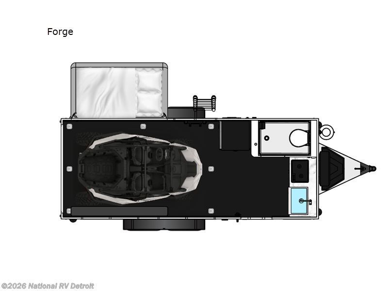 2026 inTech Flyer Forge - New Toy Hauler For Sale by National RV Detroit in Belleville, Michigan