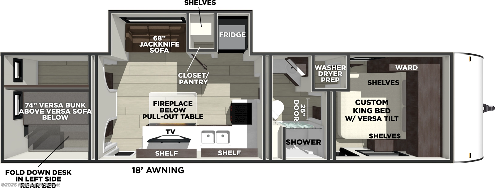 2026 Forest River Salem 300ICE - New Travel Trailer For Sale by National RV Detroit in Belleville, Michigan