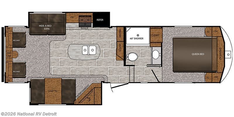 2018 Prime Time Crusader Lite 28RL - Used Fifth Wheel For Sale by National RV Detroit in Belleville, Michigan