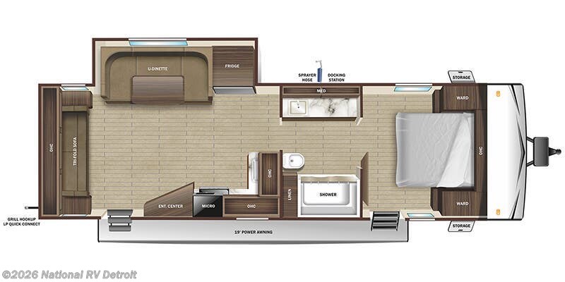 2026 Starcraft Autumn Ridge 26RLS - New Travel Trailer For Sale by National RV Detroit in Belleville, Michigan