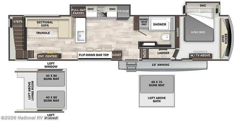 2025 Forest River Cedar Creek Cottage 41FWC - New Fifth Wheel For Sale by National RV Detroit in Belleville, Michigan