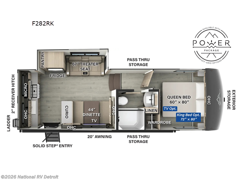 2025 Forest River Flagstaff Classic Super Lite 282RK - New Fifth Wheel For Sale by National RV Detroit in Belleville, Michigan