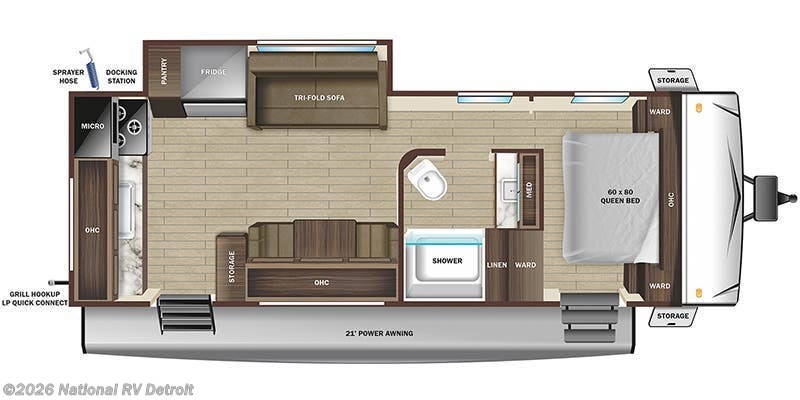 2024 Starcraft Super Lite 233ML - New Travel Trailer For Sale by National RV Detroit in Belleville, Michigan