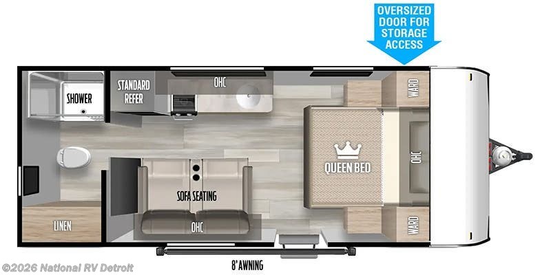 2024 Forest River Salem FSX 164RBLE - New Travel Trailer For Sale by National RV Detroit in Belleville, Michigan