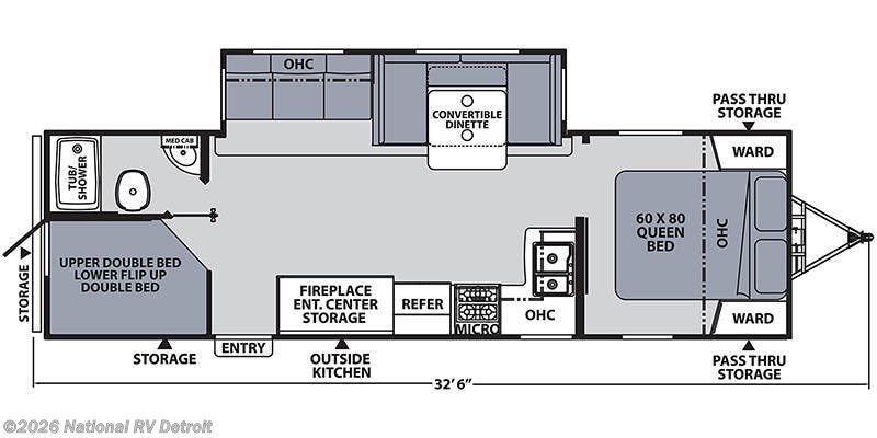 2022 Coachmen Apex Ultra-Lite 284BHSS - Used Travel Trailer For Sale by National RV Detroit in Belleville, Michigan