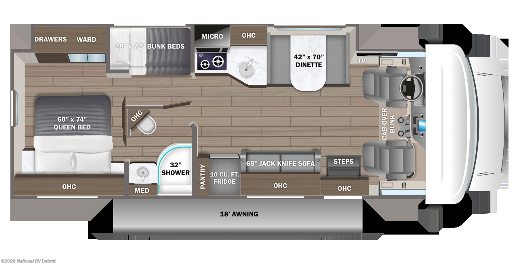 2027 Redhawk SE 31FF by Jayco from National RV Detroit in Belleville, Michigan