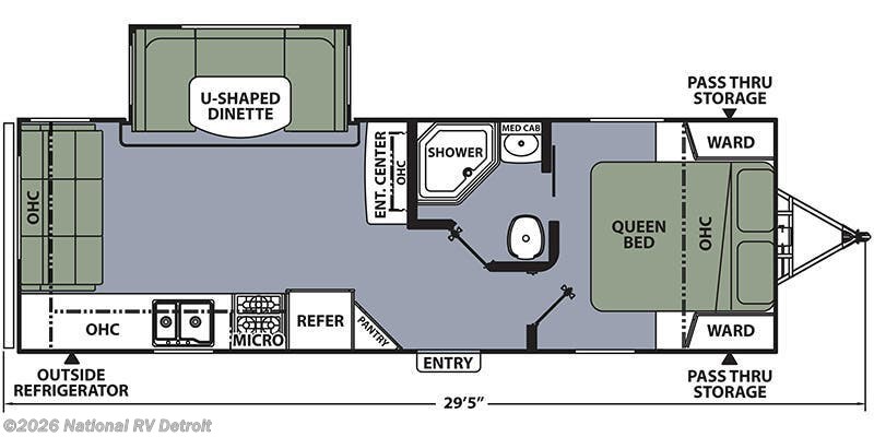 2018 Coachmen Apex Ultra-Lite 250RLS - Used Travel Trailer For Sale by National RV Detroit in Belleville, Michigan