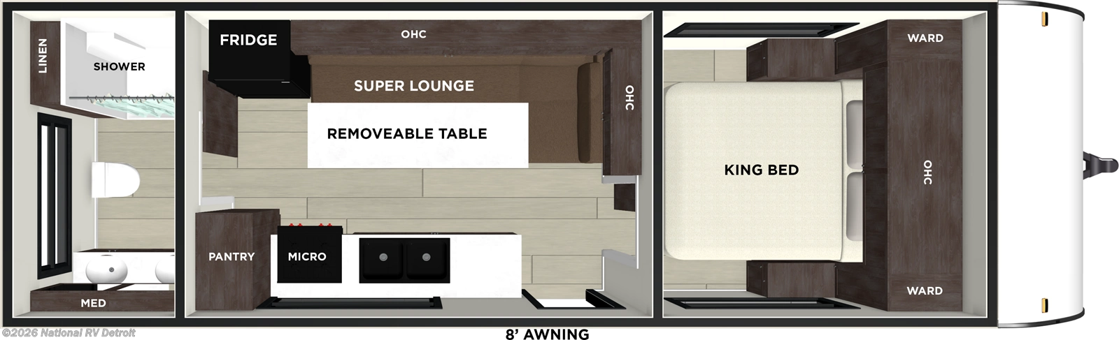 2026 Forest River Salem FSX 233RBLE - New Travel Trailer For Sale by National RV Detroit in Belleville, Michigan