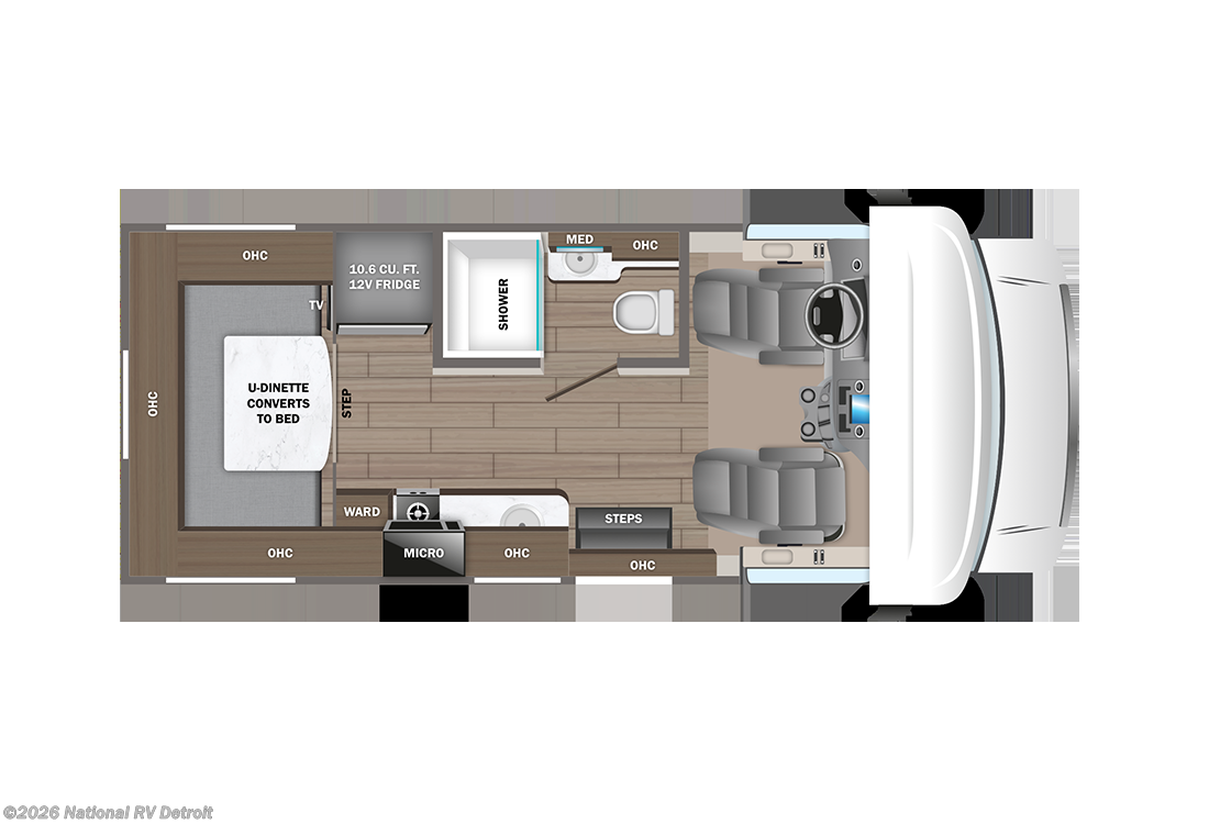 2027 Jayco Redhawk SE 20LF - Ford Chassis - New Class C For Sale by National RV Detroit in Belleville, Michigan