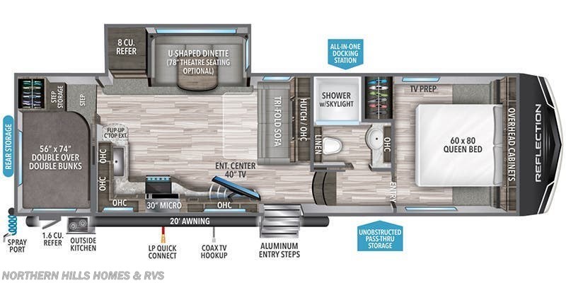 2022 Grand Design Reflection 150 Series 278BH RV For Sale In Whitewood SD 57793 GD22R12 