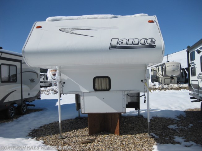 2007 Lance Lance Max 845 - Used Truck Camper For Sale by Northern Hills Homes and RV&#39;s in Whitewood, South Dakota features Furnace, Ladder, CD Player, Refrigerator, Water Heater