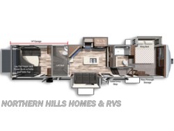 Stock Image for 2022 Dutchmen 3845 (options and colors may vary) 2022 Dutchmen Voltage 3845 - Used Toy Hauler for sale by Northern Hills Homes and RV's in Whitewood, South Dakota
