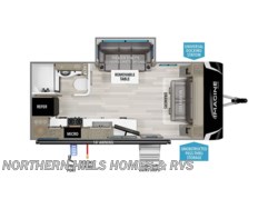 Stock Image for 2025 Grand Design 17MKE (options and colors may vary) 2025 Grand Design Imagine XLS 17MKE - New Travel Trailer for sale by Northern Hills Homes and RV's in Whitewood, South Dakota