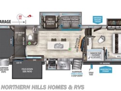 Stock Image for 2023 Grand Design 399TH (options and colors may vary) 2023 Grand Design Momentum 399TH - Used Toy Hauler for sale by Northern Hills Homes and RV's in Whitewood, South Dakota