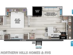 Stock Image for 2025 Grand Design 322FKTS (options and colors may vary) 2025 Grand Design Reflection 322FKTS - New Travel Trailer for sale by Northern Hills Homes and RV's in Whitewood, South Dakota