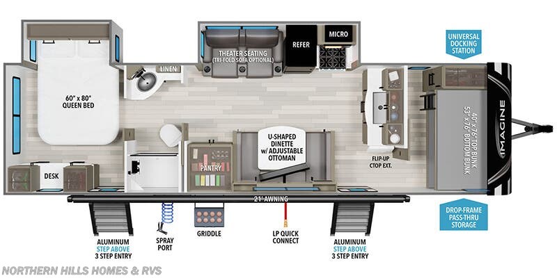 2026 Grand Design Imagine 2920BS - New Travel Trailer for sale by Northern Hills Homes and RV's in Whitewood, South Dakota