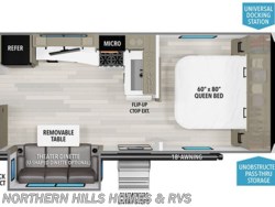 Stock Image for 2026 Grand Design 22RBE (options and colors may vary) 2026 Grand Design Imagine XLS 22RBE - New Travel Trailer for sale by Northern Hills Homes and RV's in Whitewood, South Dakota