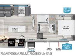 Stock Image for 2026 Grand Design 28RL (options and colors may vary) 2026 Grand Design Reflection 100 Series 28RL - New Fifth Wheel for sale by Northern Hills Homes and RV's in Whitewood, South Dakota
