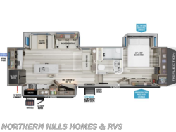 Stock Image for 2026 Grand Design 320MKS (options and colors may vary) 2026 Grand Design Reflection 320MKS - New Fifth Wheel for sale by Northern Hills Homes and RV's in Whitewood, South Dakota