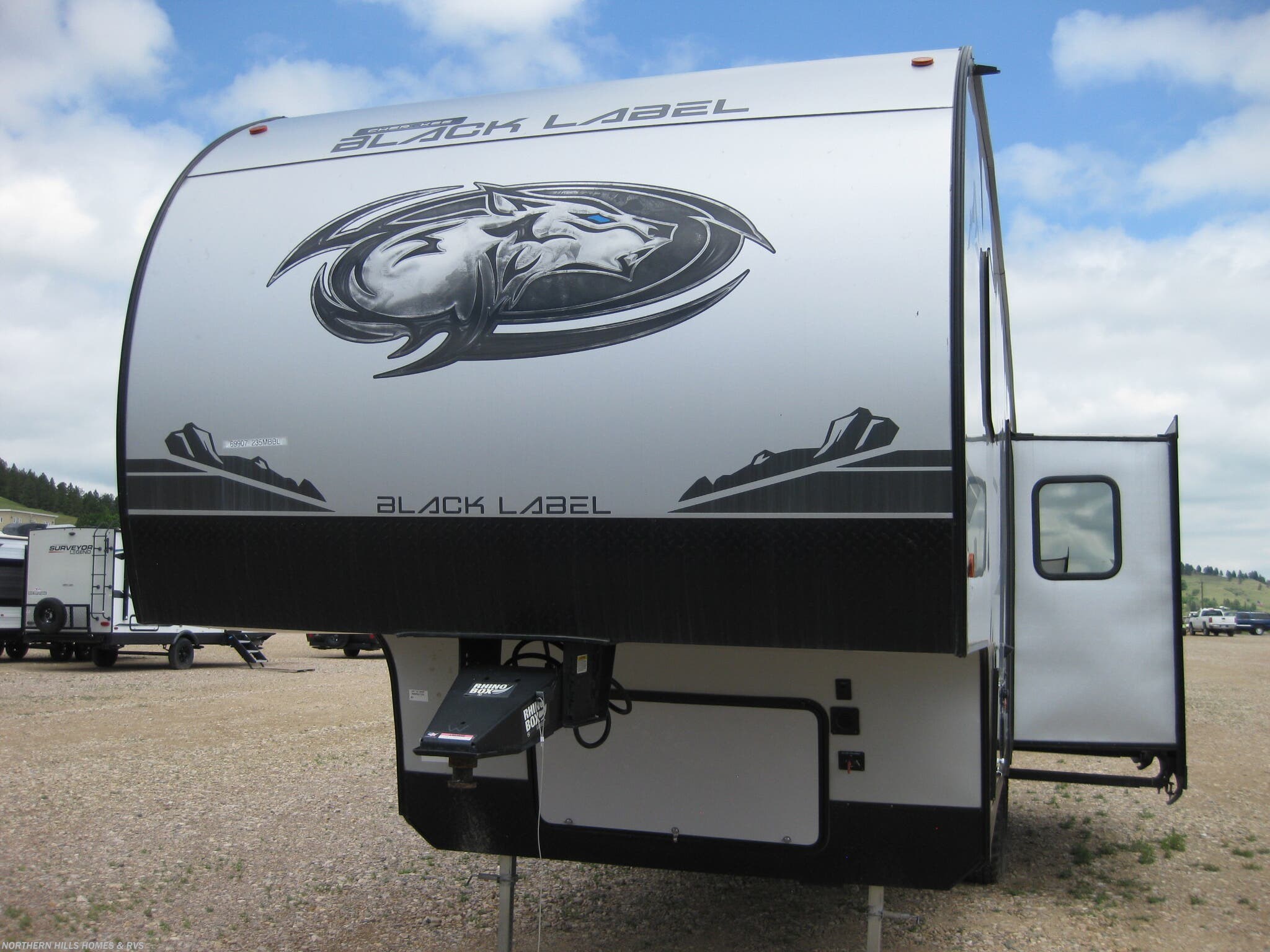 2023 Forest River Cherokee Black Label 235MBBL - Used Fifth Wheel For Sale by Northern Hills Homes and RV's in Whitewood, South Dakota features Awning, Oven, Furnace, Slideout, Stove