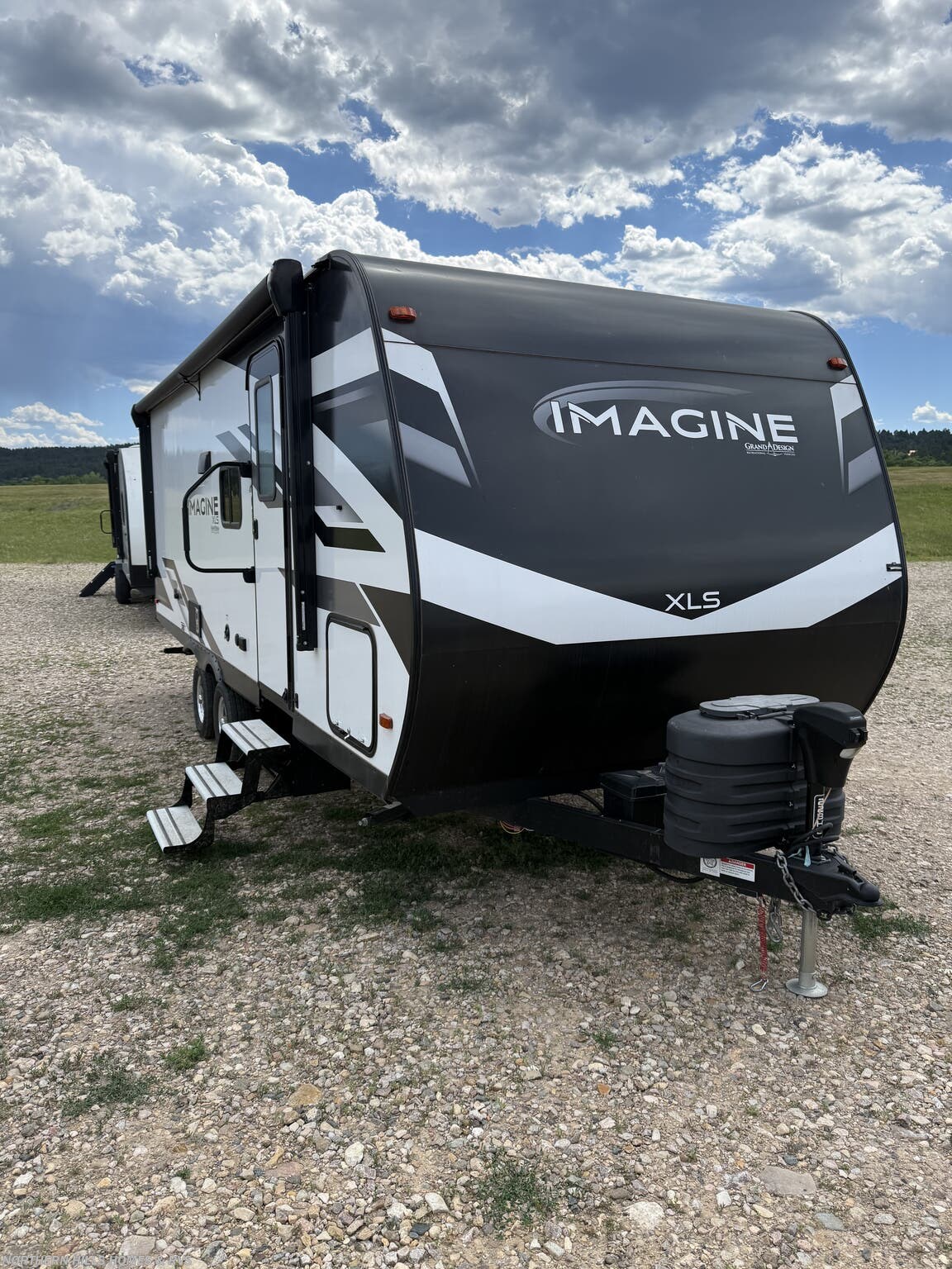 2024 Grand Design Imagine XLS 22BHE - Used Travel Trailer For Sale by Northern Hills Homes and RV's in Whitewood, South Dakota features External Shower, Refrigerator, Power Hitch Jack, Power Awning, Pass Thru Storage