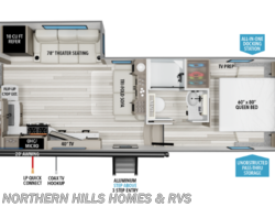 Stock Image for 2027 Grand Design 27BH (options and colors may vary) 2027 Grand Design Reflection 100 Series 27BH - New Fifth Wheel for sale by Northern Hills Homes and RV's in Whitewood, South Dakota