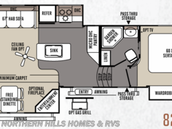 Stock Image for 2014 Forest River 8289WS (options and colors may vary) 2014 Forest River Rockwood Signature Ultra Lite 8289WS - Used Fifth Wheel for sale by Northern Hills Homes and RV's in Whitewood, South Dakota