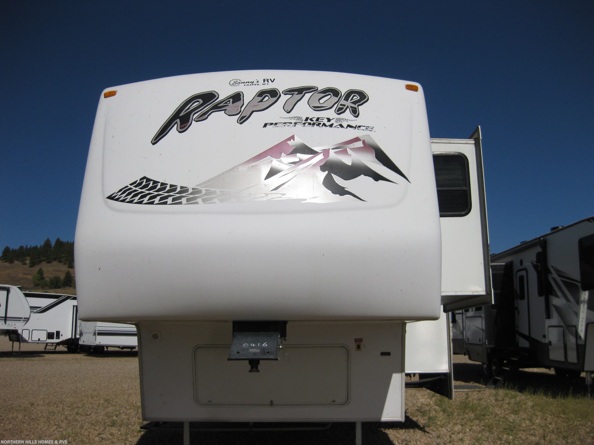 2007 Keystone Raptor 3612 - Used Fifth Wheel For Sale by Northern Hills Homes and RV's in Whitewood, South Dakota features 50 Amp Service, Water Heater, Smoke Detector, LP Detector, Furnace