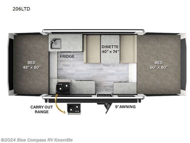 2023 Forest River Flagstaff MAC Series 206LTD - New Popup For Sale by Blue Compass RV Knoxville in Louisville, Tennessee