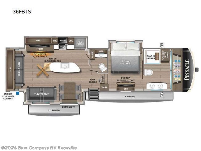 2023 Jayco Pinnacle 36FBTS - New Fifth Wheel For Sale by Blue Compass RV Knoxville in Louisville, Tennessee