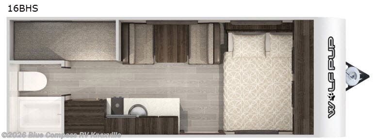 2020 Forest River Cherokee Wolf Pup 16BHS - Used Travel Trailer For Sale by Blue Compass RV Knoxville in Louisville, Tennessee