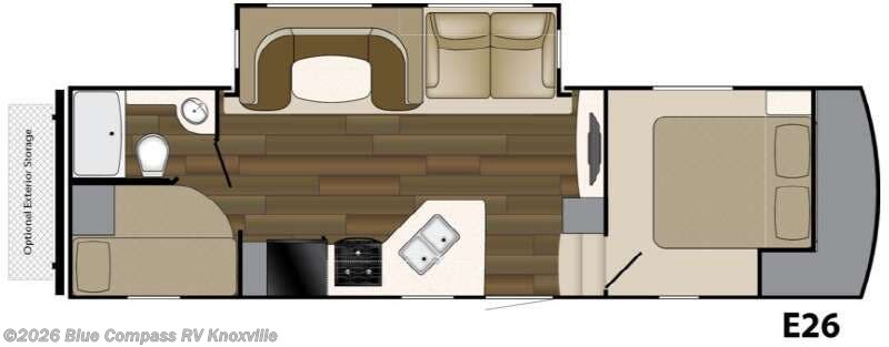 2016 Heartland ElkRidge Xtreme Light E26 - Used Fifth Wheel For Sale by Blue Compass RV Knoxville in Louisville, Tennessee features Slideout