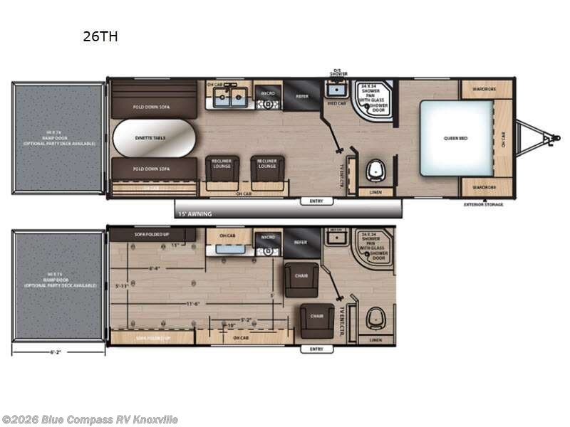 2017 Forest River Salem 196bh - Used Travel Trailer For Sale by Blue Compass RV Knoxville in Louisville, Tennessee