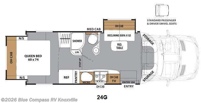2014 Coachmen Prism 24G - Used Class C For Sale by Blue Compass RV Knoxville in Louisville, Tennessee features Slideout