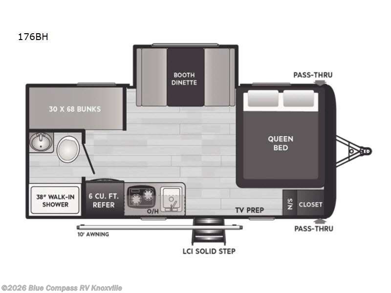 2021 Keystone Hideout Single Axle 176BH - Used Travel Trailer For Sale by Blue Compass RV Knoxville in Louisville, Tennessee features Slideout